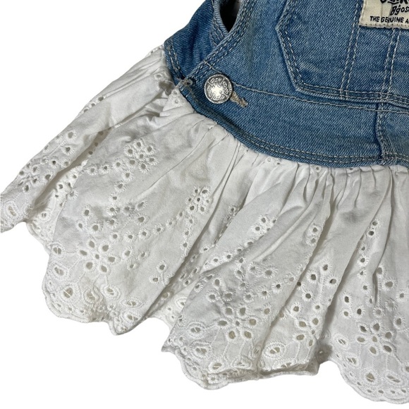 OSHKOSH BABY Overall Eyelet Dress - Picture 4 of 8